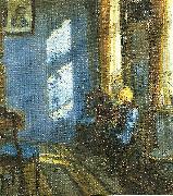 Anna Ancher solskin i den bla stue